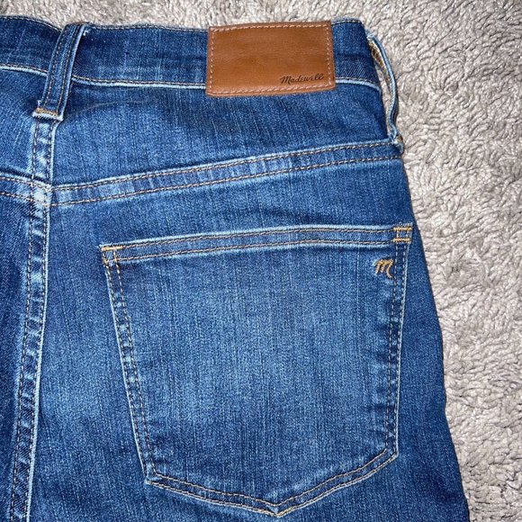 Madewell Cali Demi Boot Women's 25 Blue Medium Wash Stretch Mid Rise Jeans - Picture 5 of 11